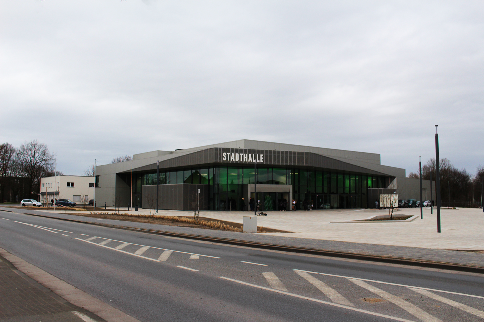 Fertige Stadthalle